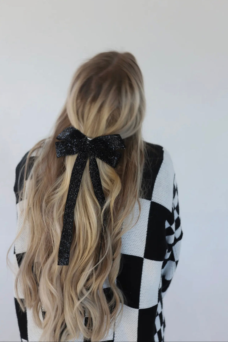 THE HOLIDAY BOW - BLACK