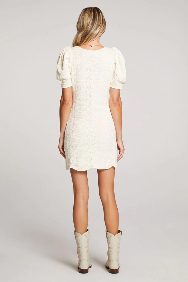 SALTWATER LUXE CALE DRESS - WHITE
