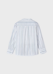 MAYORAL STRIPED LINEN SHIRT - WHITE