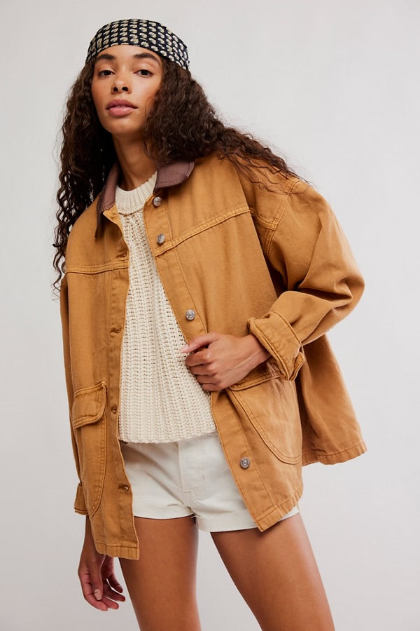 FREE PEOPLE LEMON DENIM JACKET - MEEKAT