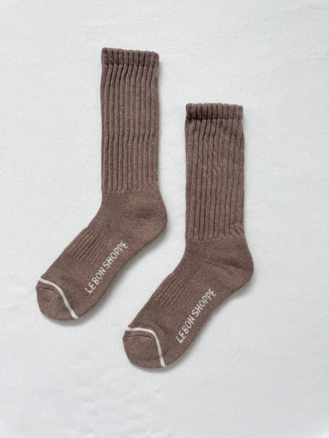 LE BON SHOPPE BALLET SOCKS - MOCHA MOUSSE
