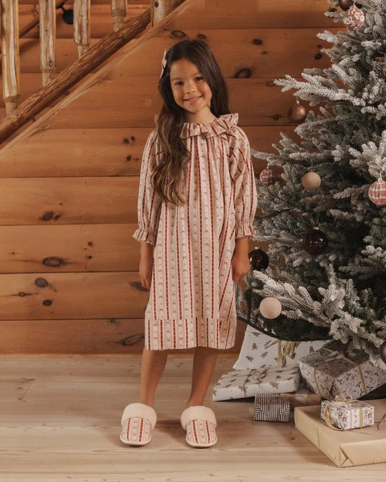 RYLEE + CRU GIRLS NIGHTGOWN - CANDY CANE LANE