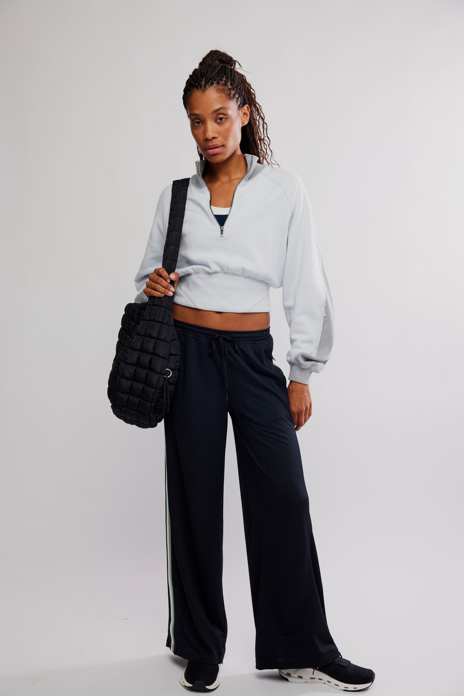 FREE PEOPLE OUT OF THE PARK PULLOVER - ARCTIC SNOW COMBO