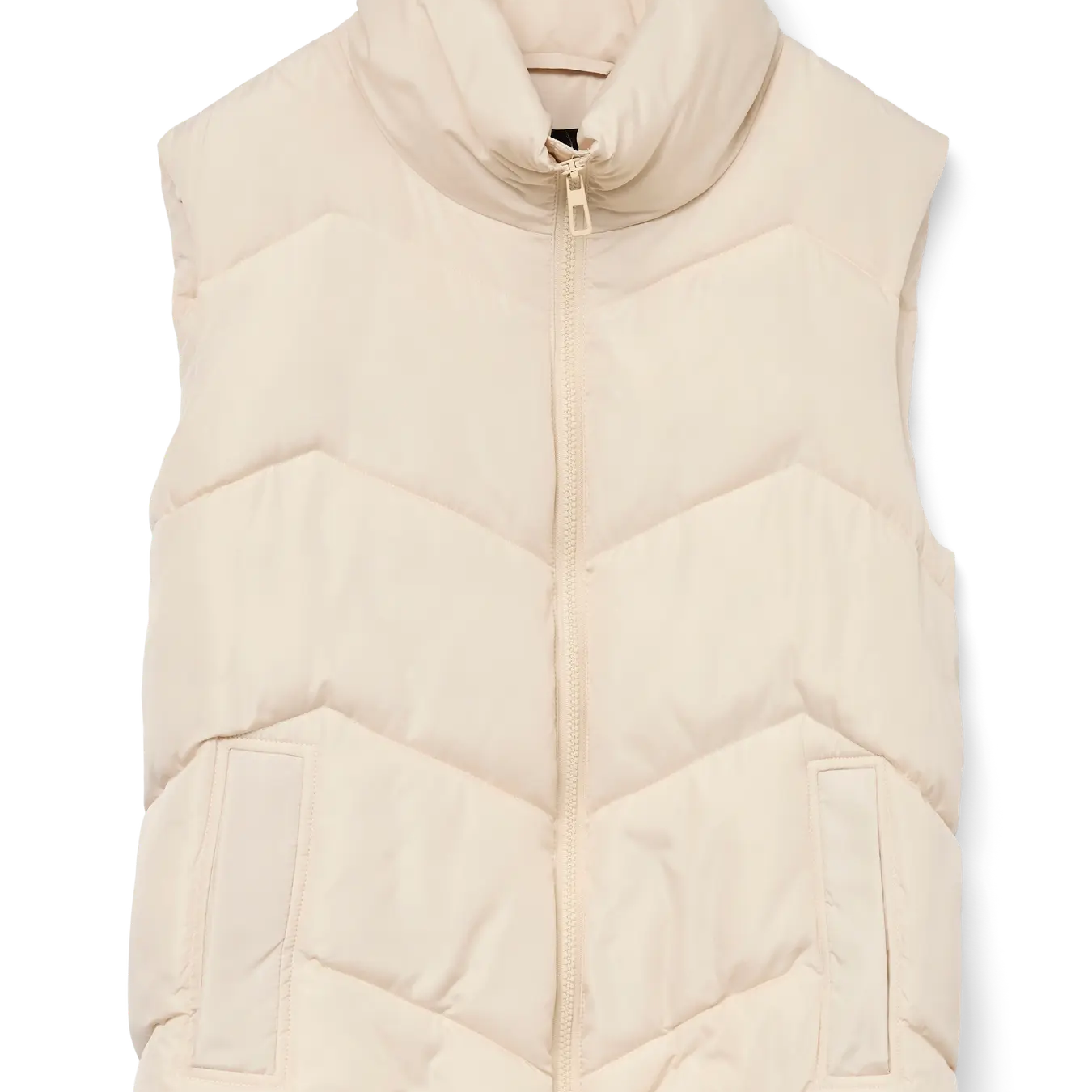 LIGAEVA SHORT VEST - OATMEAL