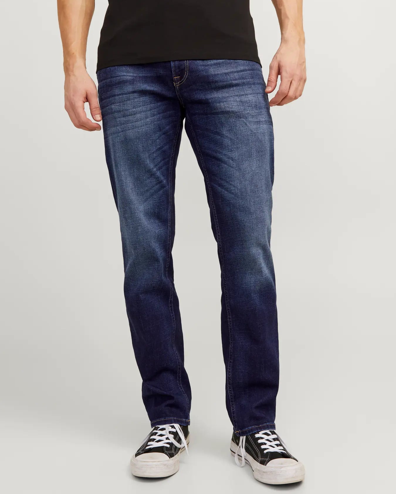JJ CLARK ORIGINAL REG FIT JEANS - BLUE DENIM