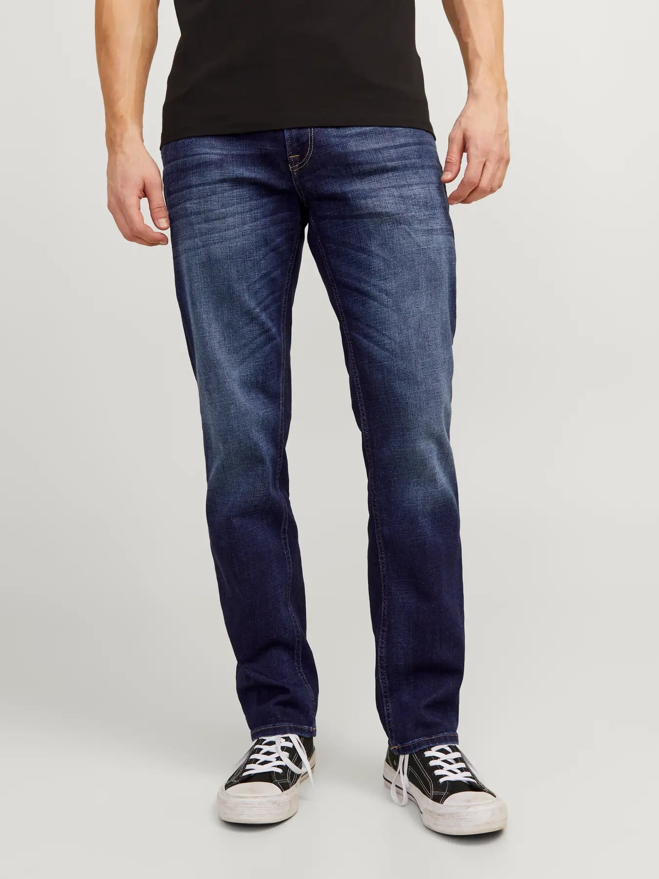 JJ CLARK ORIGINAL REG FIT JEANS - BLUE DENIM