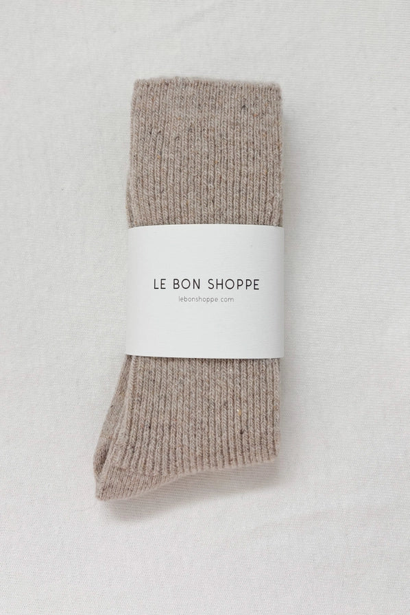 LE BON SHOPPE WINTER SPARKLE SOCKS - CHAMPAGNE