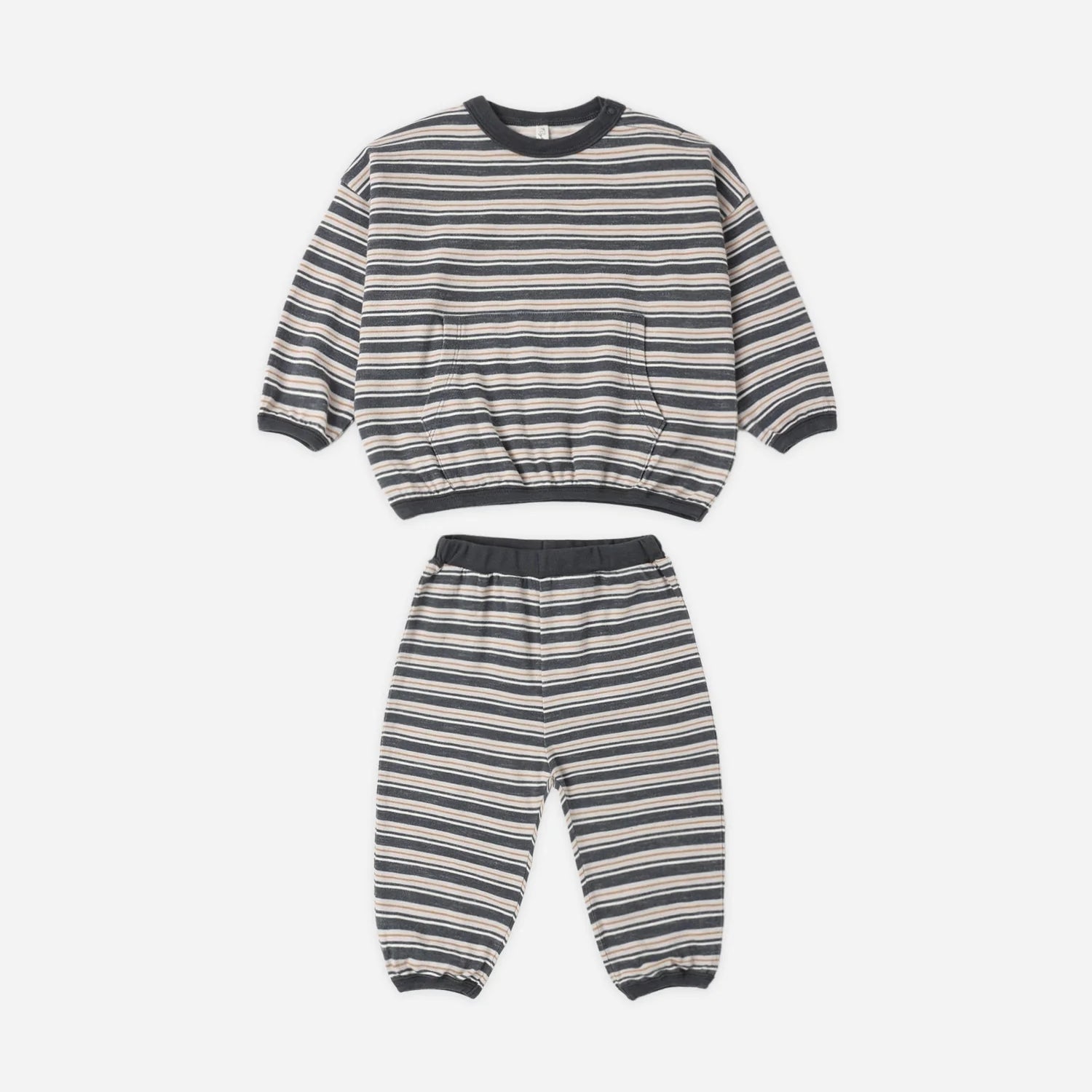 RYLEE + CRU RELAXED SET - BLUE STRIPE