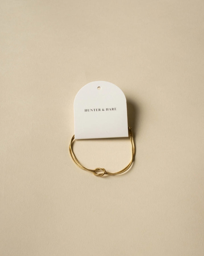KENDRA KNOT BRACELET - GOLD