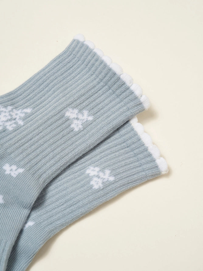 EFFORTLESS CLUB GRIP SOCKS - DENIM