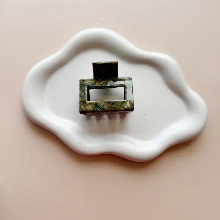 THE EVA MINI CLAW CLIP - GREEN