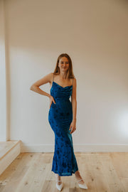 PRETORIA MAXI DRESS - BLUE