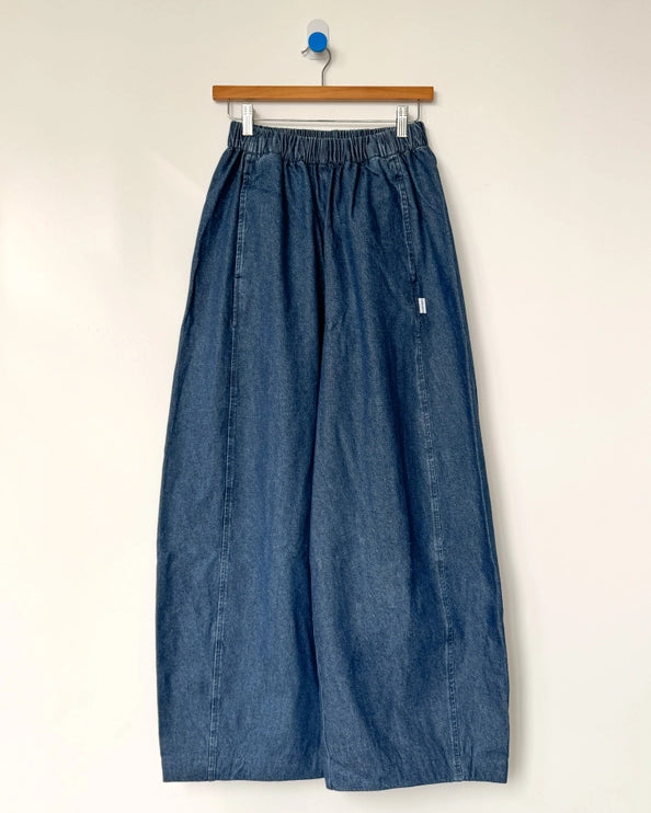 LE BON SHOPPE PARACHUTE PANTS - DENIM BLUE