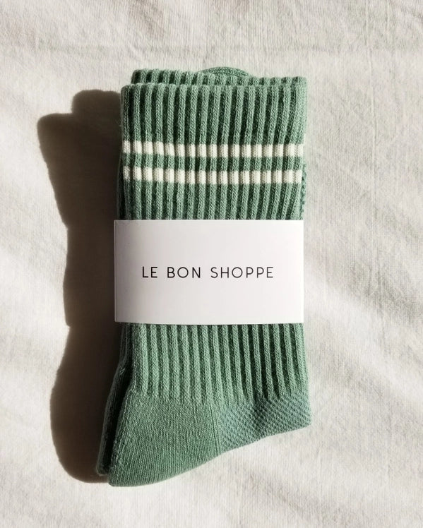 LE BON SHOPPE BOYFRIEND SOCKS - MEADOW