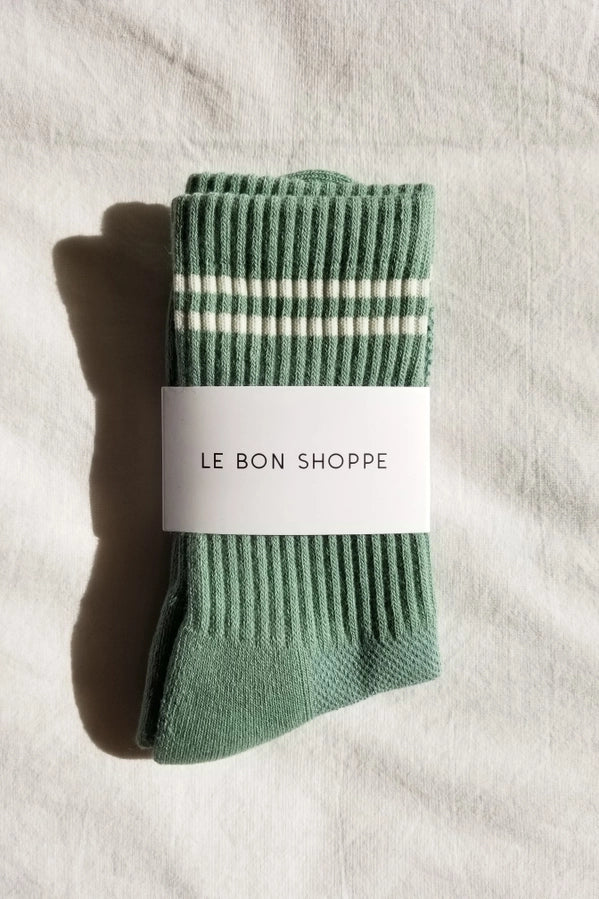 LE BON SHOPPE BOYFRIEND SOCKS - MEADOW