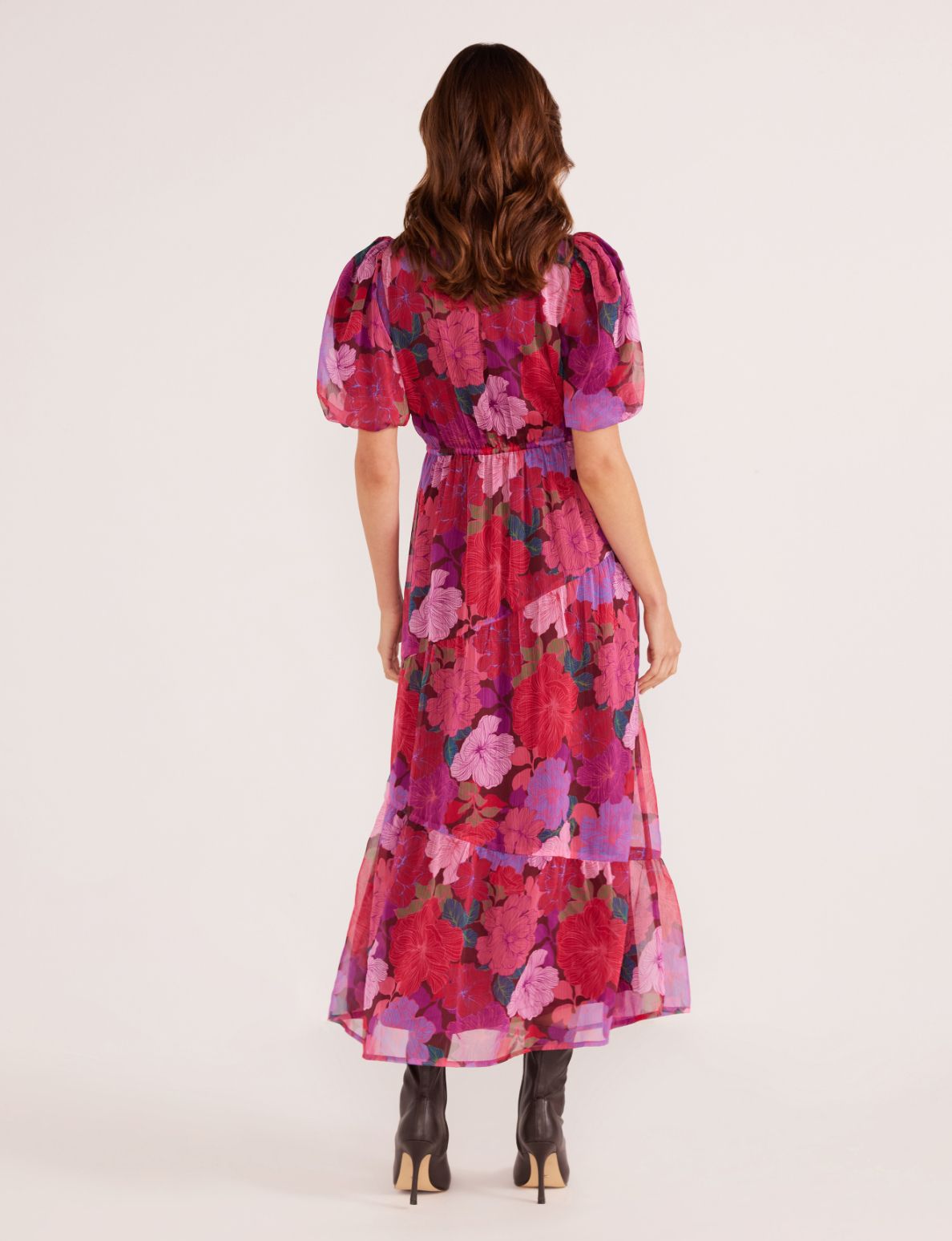 LEXIE MIDI DRESS - FLORAL BLOOMS