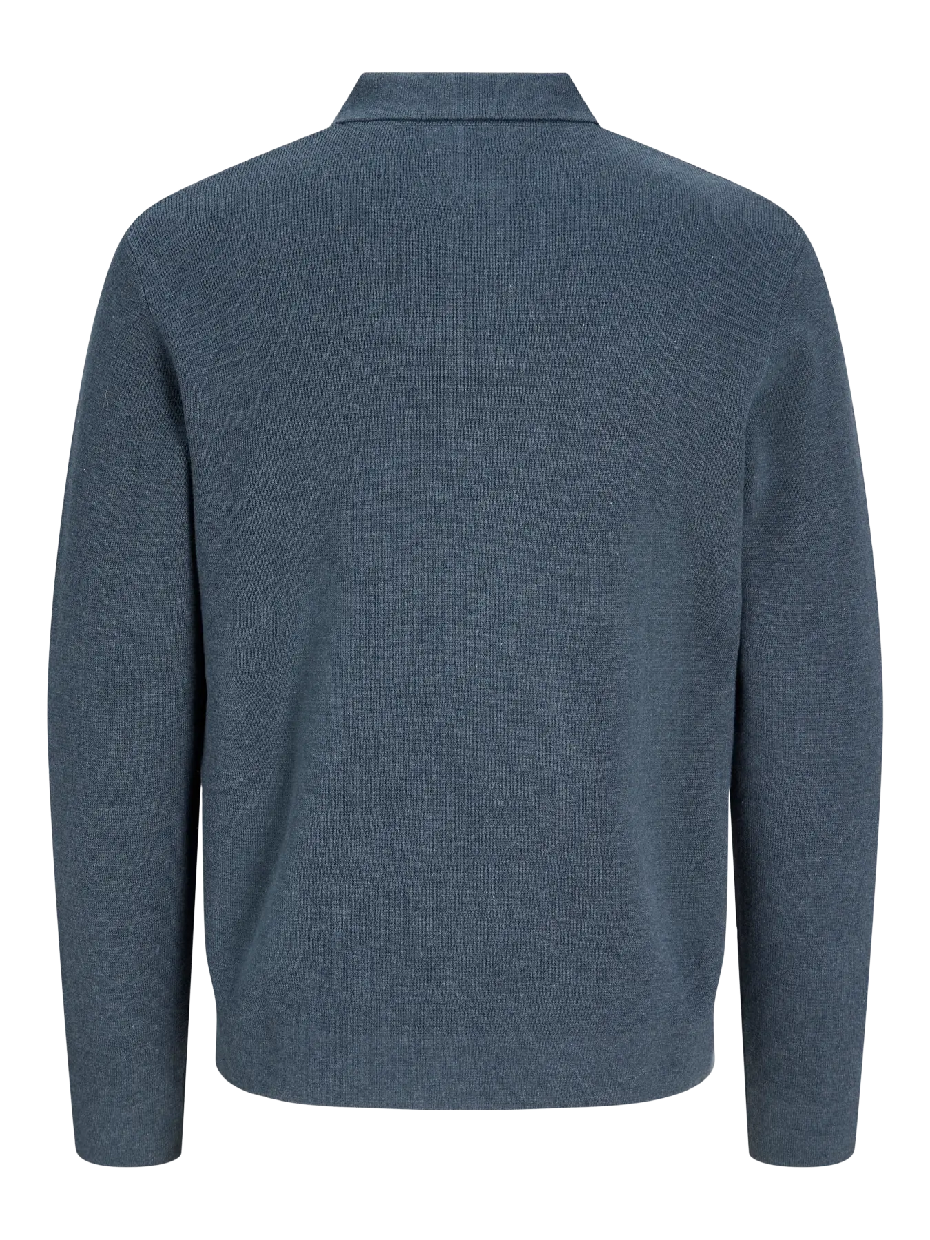 JJ MILANO KNIT ZIP POLO PULLOVER - TURBULENCE