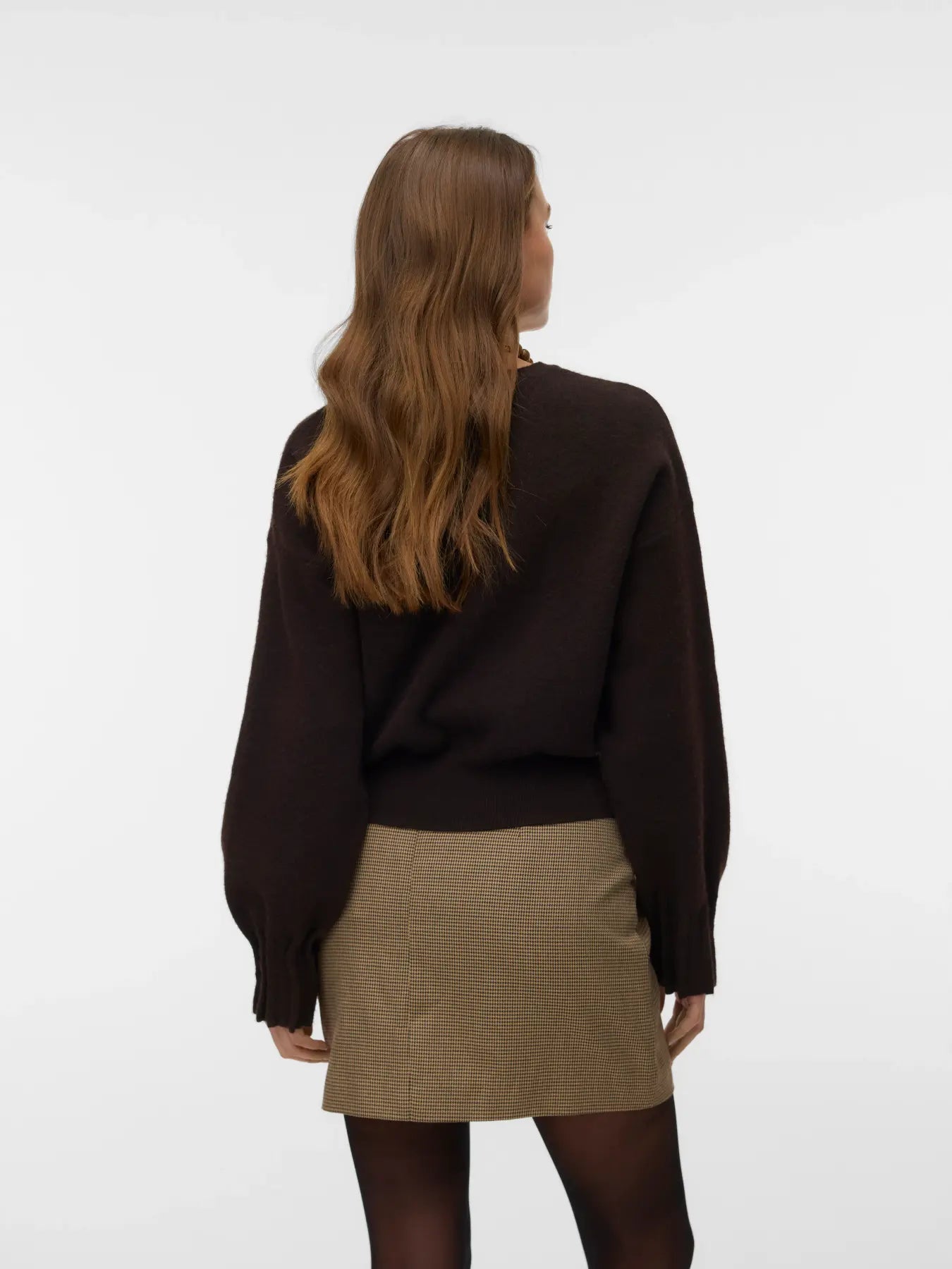 VM KACY O NECK PULLOVER - CHOCOLATE TORTE
