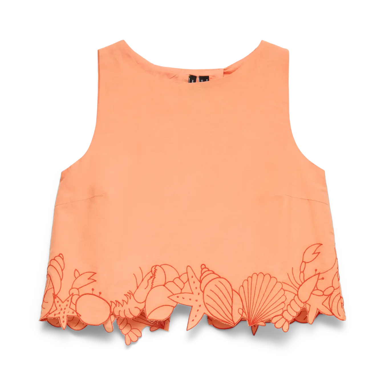 VM LUCIA WOVEN TANK - NECTARINE