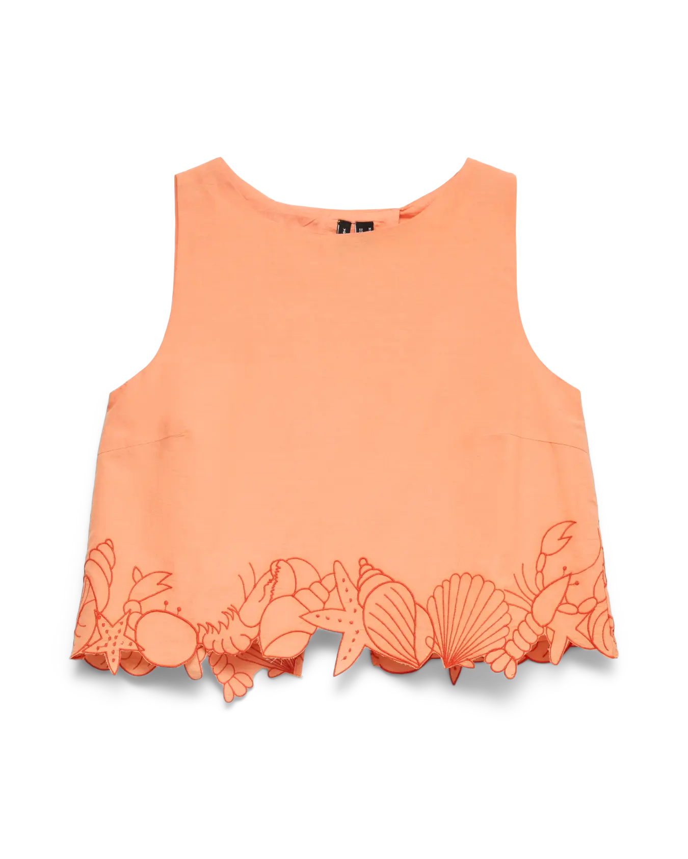 VM LUCIA WOVEN TANK - NECTARINE