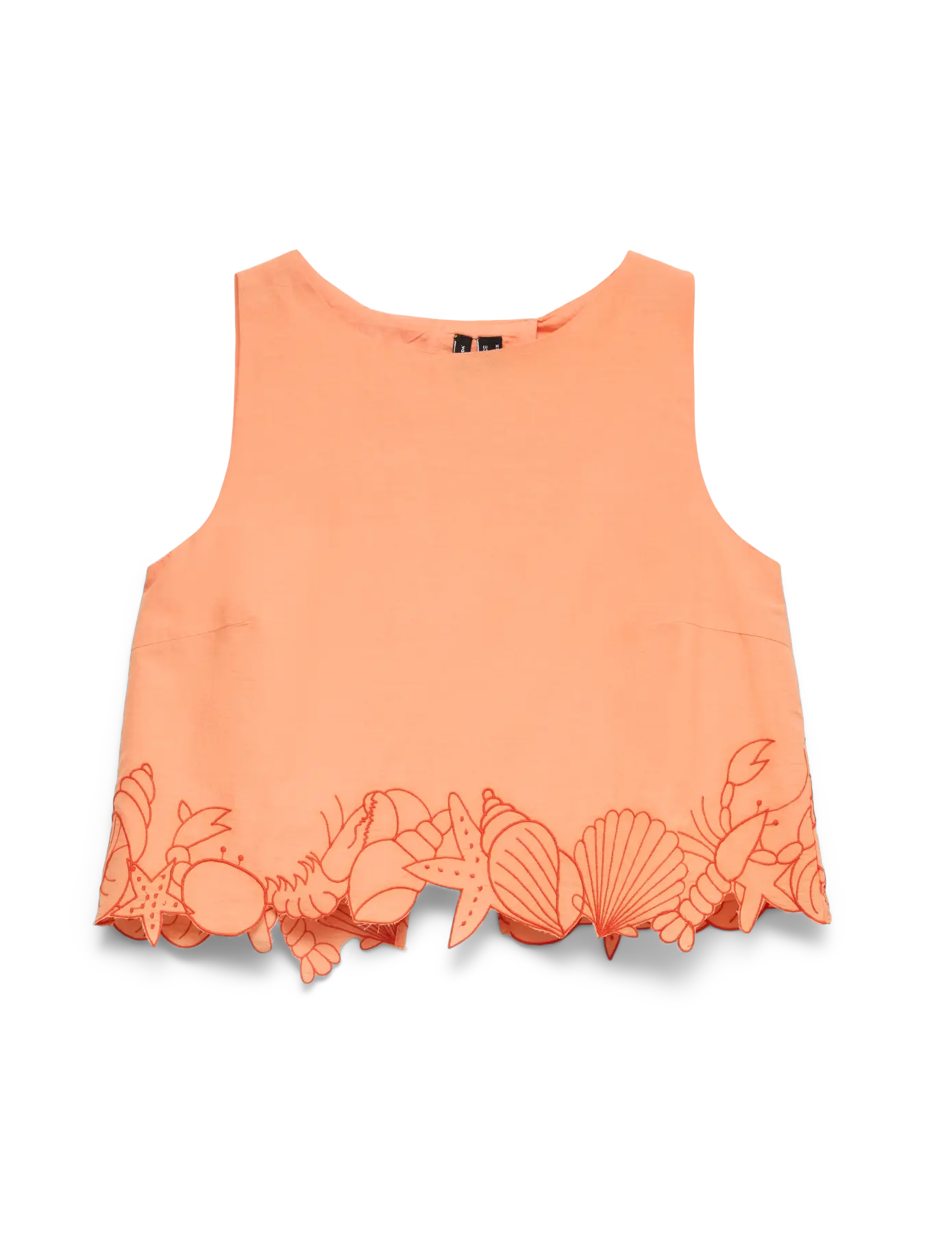 VM LUCIA WOVEN TANK - NECTARINE