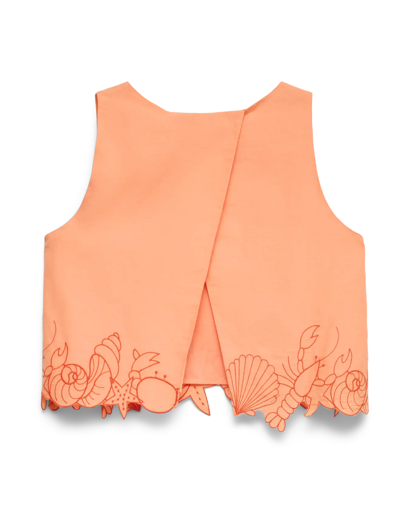 VM LUCIA WOVEN TANK - NECTARINE