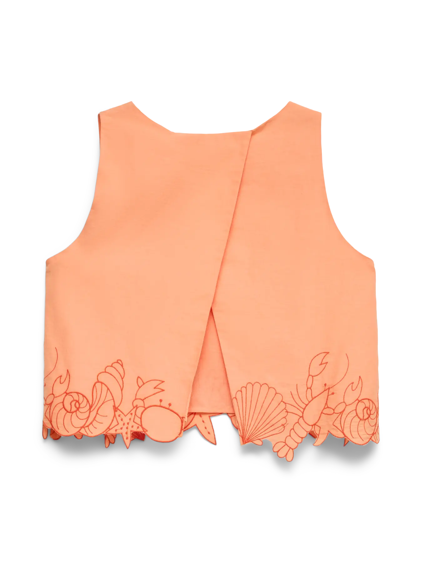 VM LUCIA WOVEN TANK - NECTARINE
