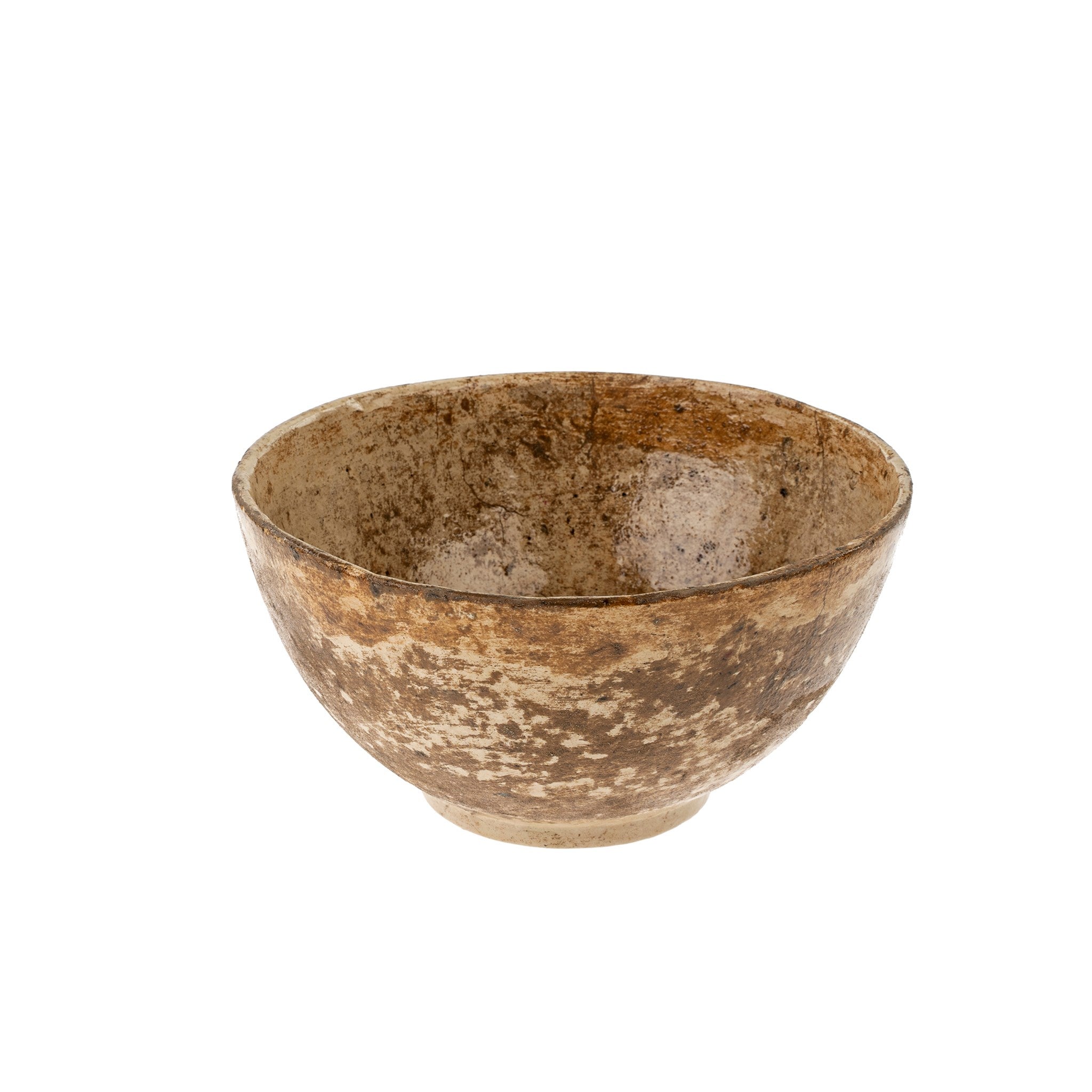 CURIO PAPER MACHE BOWL - NATURAL