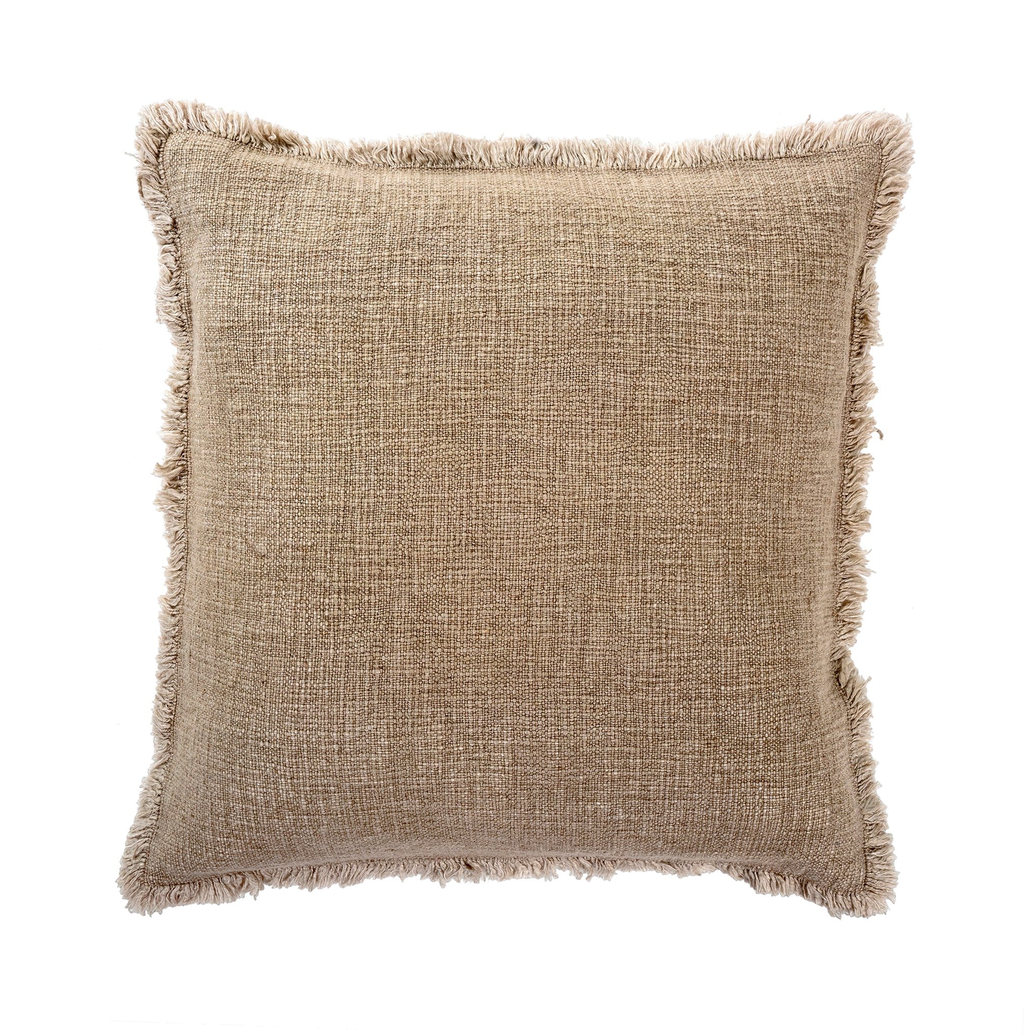 SELENA LINEN PILLOW - DUSTY BEIGE