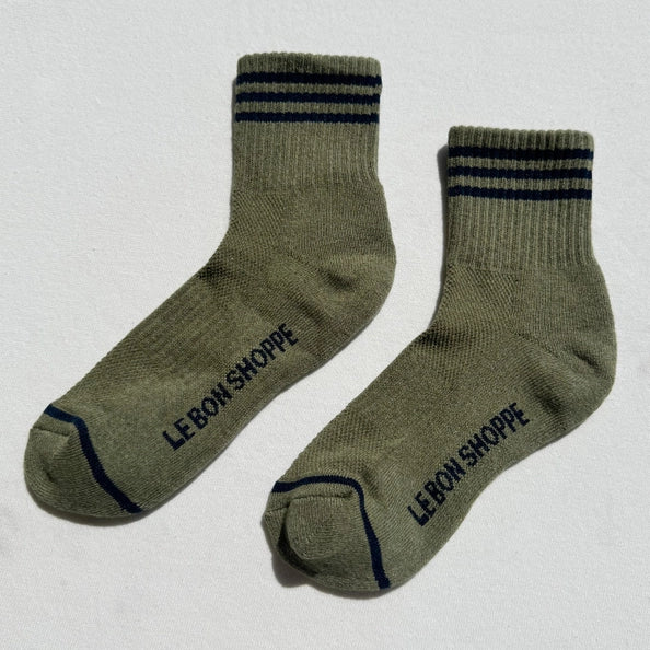 LE BON SHOPPE GIRLFRIEND SOCKS - SAGE