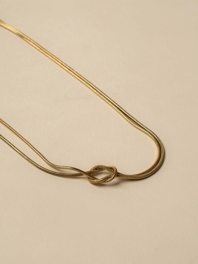 THE KNOT NECKLACE - GOLD