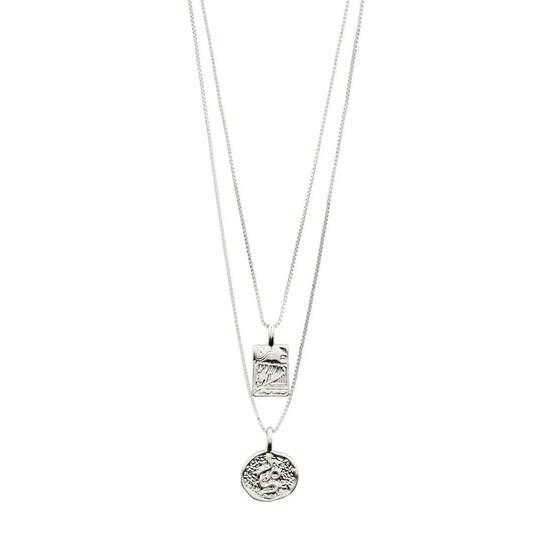 PILGRIM VALKYRIA 2 IN 1 NECKLACE - SILVER
