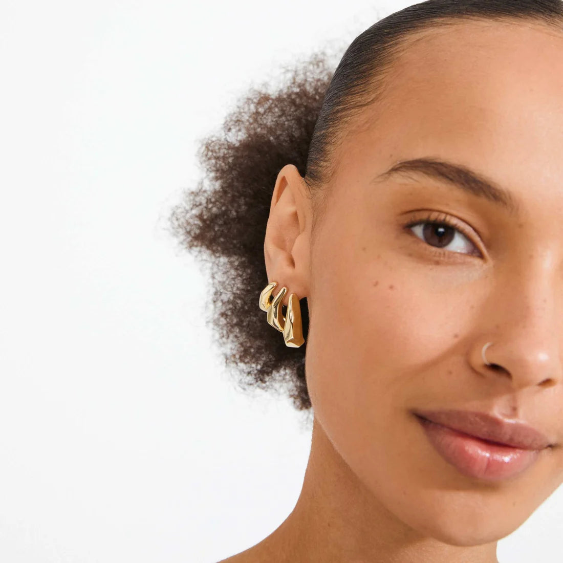 PILGRIM PRESENCE EARRINGS - GOLD