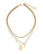 PAOLA LAYERED NECKLACE - GOLD