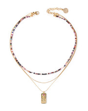 PIVOINE LAYERED NECKLACE - GOLD