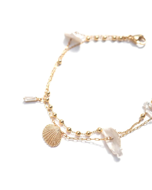 SHELLY ANKLET - GOLD