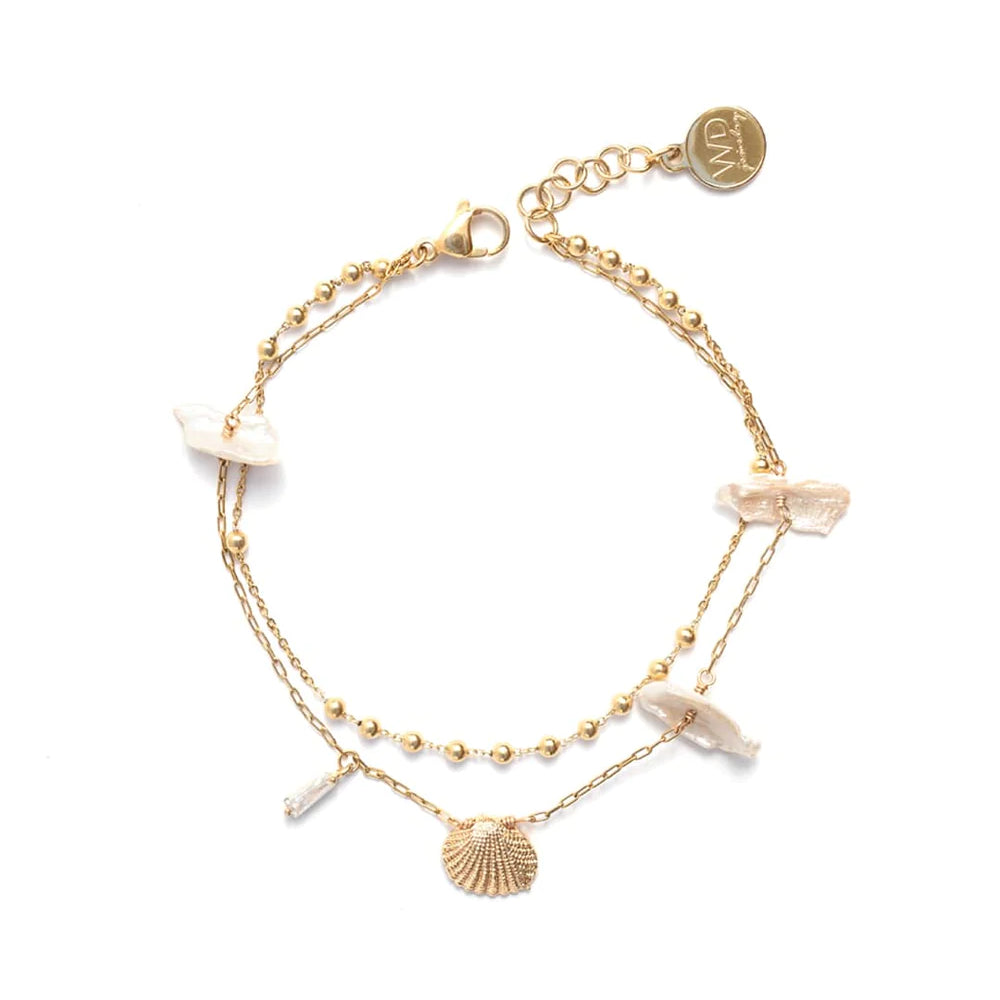 SHELLY ANKLET - GOLD