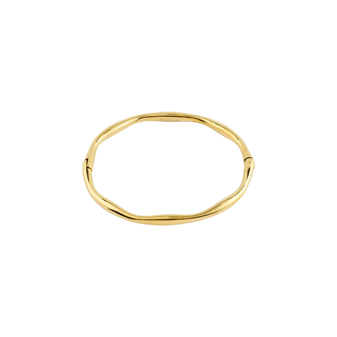 PILGRIM HAZE RECYCLED THIN BANGLE - GOLD