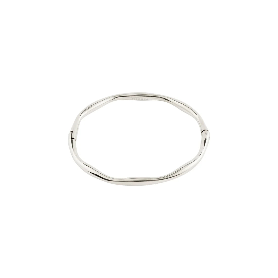 PILGRIM HAZE RECYCLED THIN BANGLE - SILVER