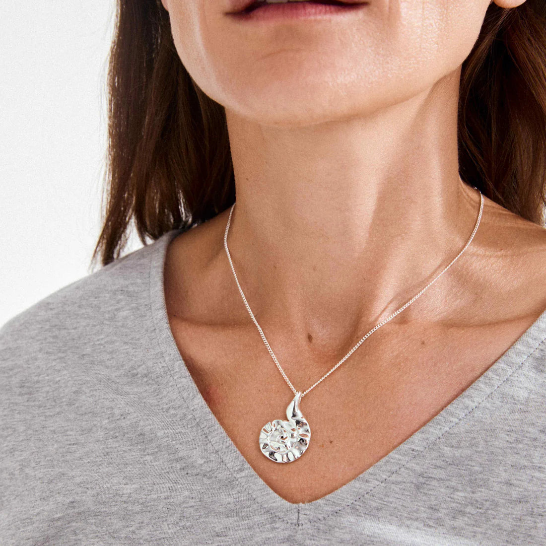 PILGRIM HAZE PENDANT NECKLACE - SILVER