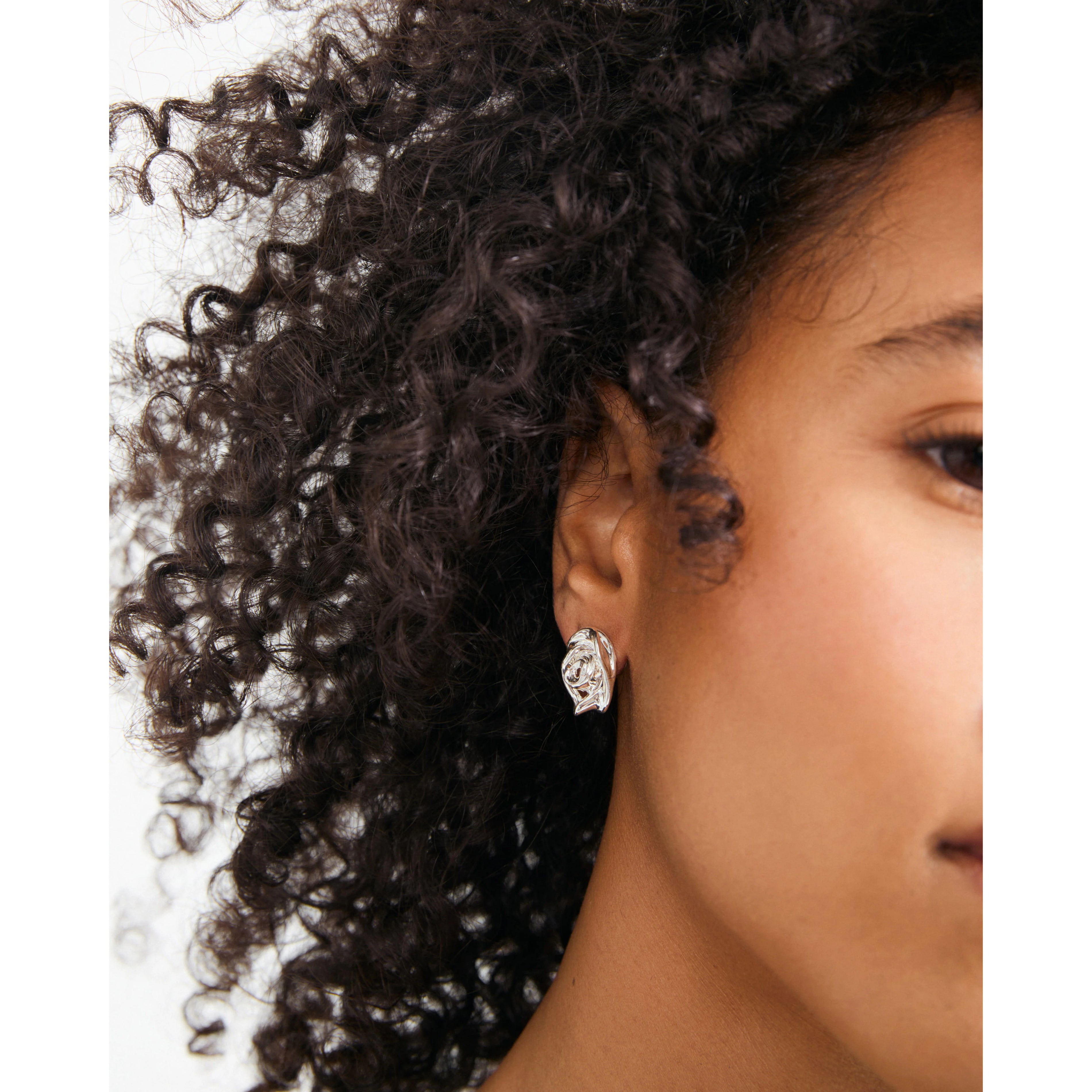 PILGRIM INNER EARRINGS - SILVER