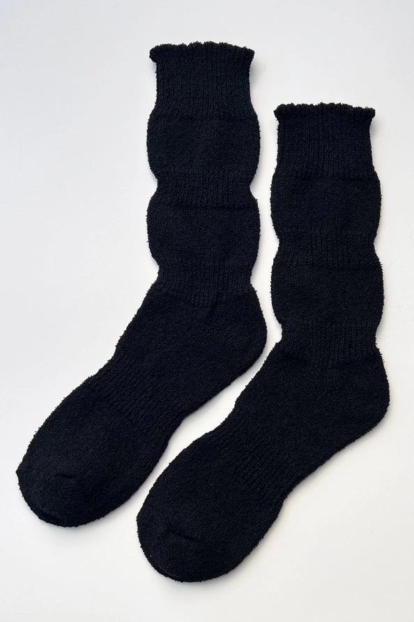 LE BON SHOPPE AIRY PUFFIN SOCKS - BLACK