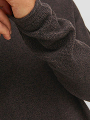 HILL BASIC SWEATER - SEAL BROWN