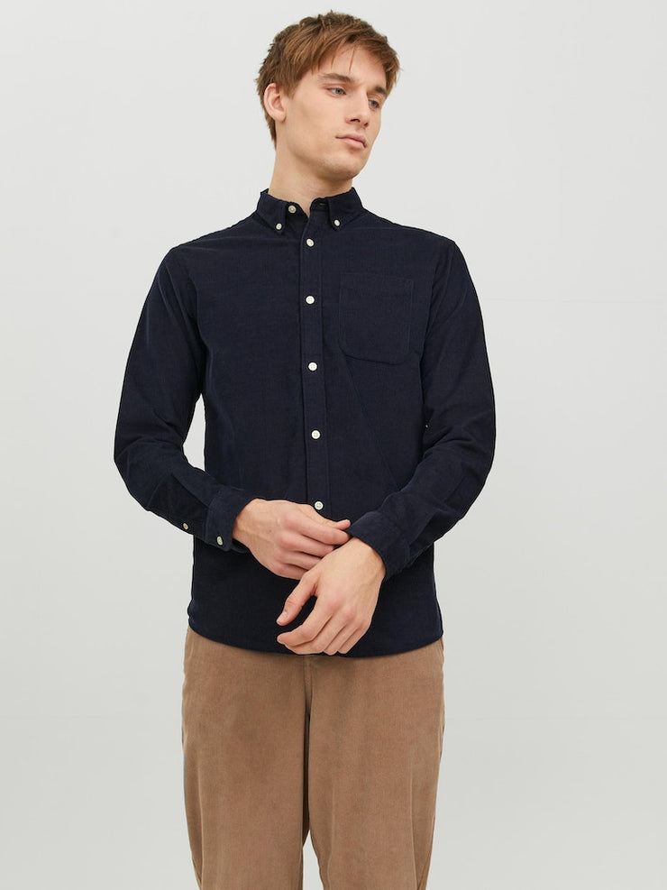 CLASSIC CORD BUTTON DOWN - NAVY