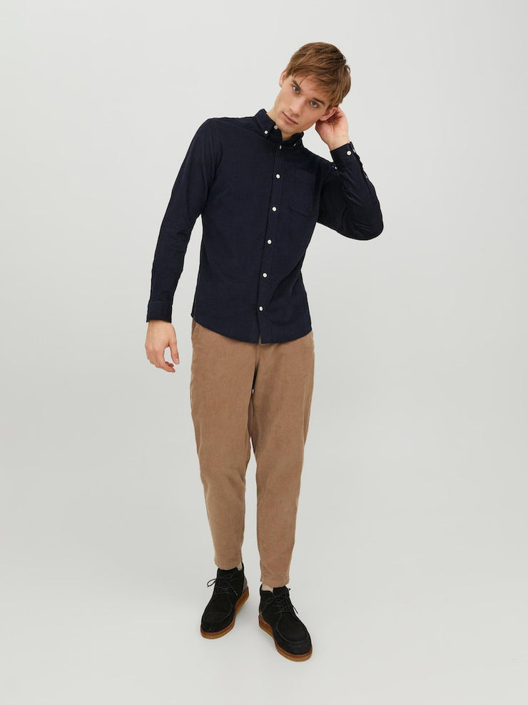 CLASSIC CORD BUTTON DOWN - NAVY