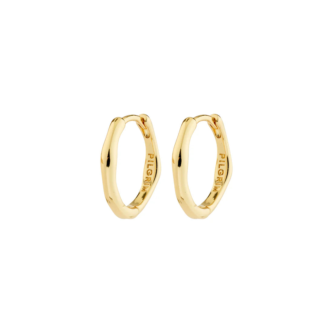 PILGRIM NOVA SMALL HOOP EARRINGS - GOLD
