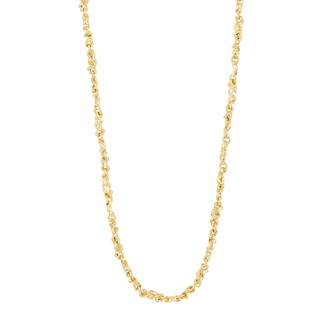 PILGRIM NOVA TEXTURED NECKLACE - GOLD