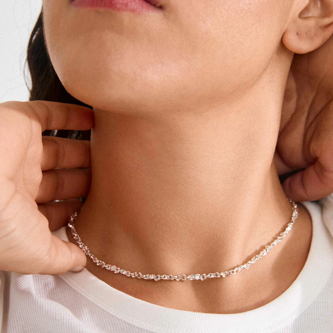PILGRIM NOVA TEXTURED NECKLACE -