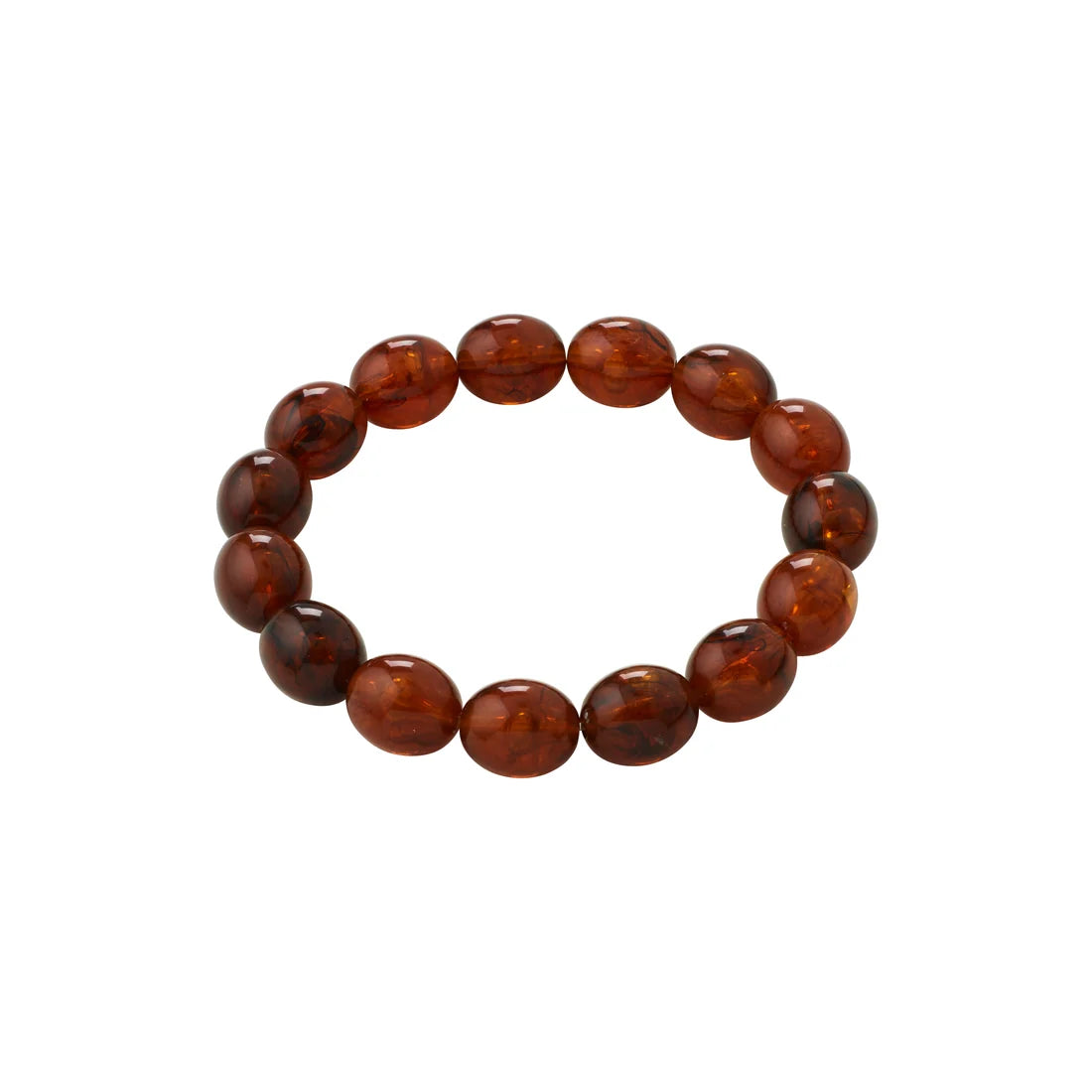PILGRIM STILL CHUNKY BRACELET - BROWN