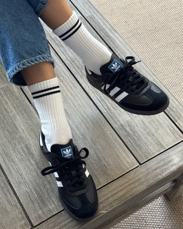 LE BON SHOPPE BOYFRIEND SOCKS - CLASSIC WHITE